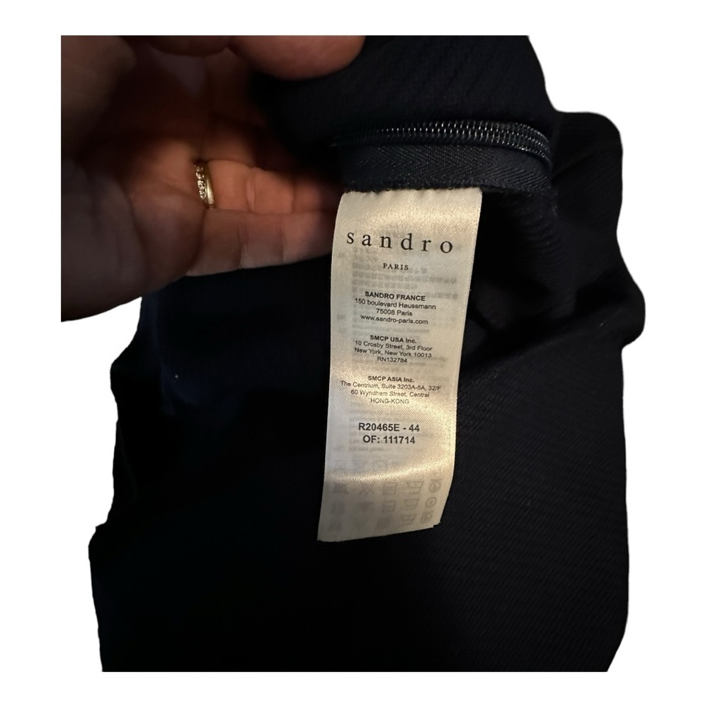 Sandro Paris Navy‎ Dress - Picture 9 of 10